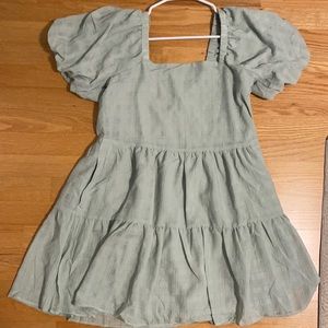 Love Bonito Junia Textured Swing Dress (Mint)